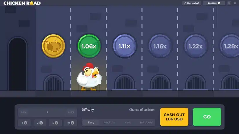 R&egrave;gles et D&eacute;roulement d'une Partie de Chicken Road